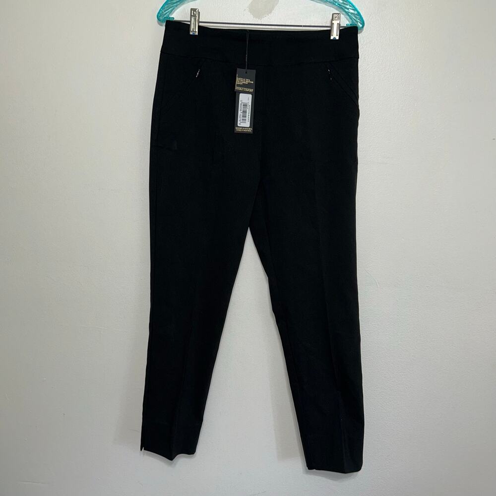 Renuar Black Pull On Ankle Pants Size 8 NWT